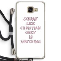 Christian Grey: Samsung Galaxy A5 (2016) Transparant Hoesje met koord