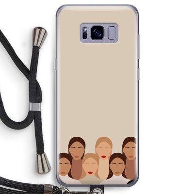 Girls girls girls: Samsung Galaxy S8 Transparant Hoesje met koord