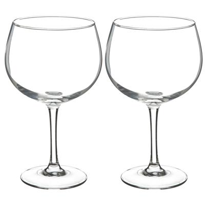 Secret de Gourmet Gin Tonic glazen - 12x stuks - 700 ml - transparant - 12 x 20 cm