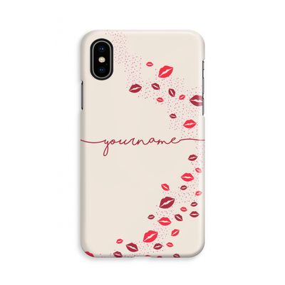 Kusjes: iPhone Xs Volledig Geprint Hoesje