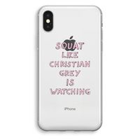 Christian Grey: iPhone XS Transparant Hoesje