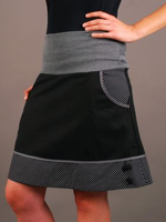 Cotton-blend Casual Skirt - thumbnail