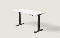 Desktronic HomePro bureau Zwart / Wit / 160x80 cm