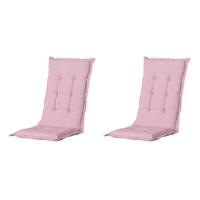 Madison - Kussen lage rug Panama sage - 105x50 - Roze - 2 Stuks