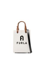 Furla sac cabas en cuir à logo imprimé - Tons neutres