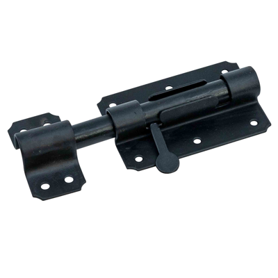 Waelbers Plaatgrendel 100mm zwart - 10 Stuk(s) - 105337.05