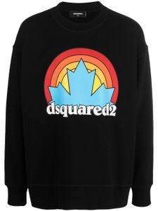 DSQUARED2 sweat à logo imprimé - Noir