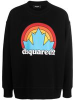 DSQUARED2 sweat à logo imprimé - Noir - thumbnail