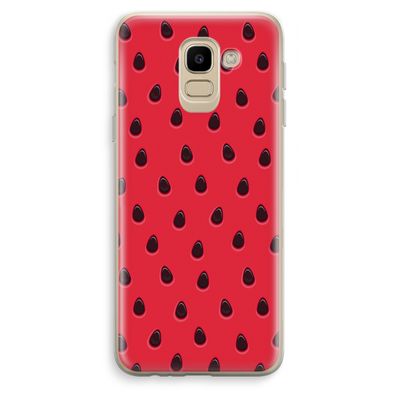 Watermelon: Samsung Galaxy J6 (2018) Transparant Hoesje