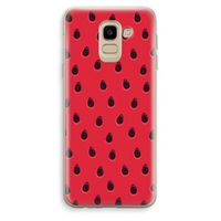 Watermelon: Samsung Galaxy J6 (2018) Transparant Hoesje