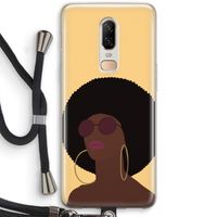 Golden hour: OnePlus 6 Transparant Hoesje met koord
