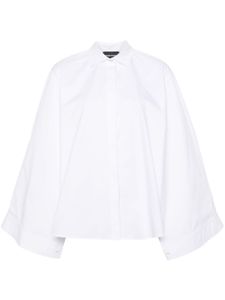 Emporio Armani chemise en coton à col pointu - Blanc