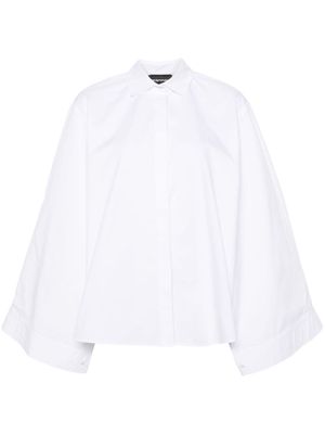 Emporio Armani chemise en coton à col pointu - Blanc