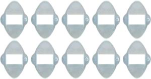 Sks spatbord rubber transparant per 10 stuks