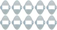 Sks spatbord rubber transparant per 10 stuks