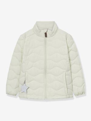 MATNAVA MINI A TURE lichtgewicht gewatteerde jas voor kinderen amandelgroen