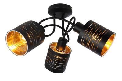 Globo Plafondlamp zwartTunno 3-lichts - 15342-3D