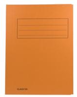 Class&apos;ex dossiermap, 3 kleppen ft 23,7 x 34,7 cm (voor ft folio), oranje