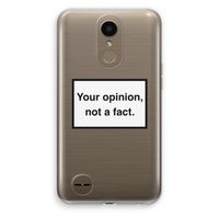 Your opinion: LG K10 (2017) Transparant Hoesje