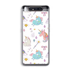 Fantasiewereld: Samsung Galaxy A80 Transparant Hoesje