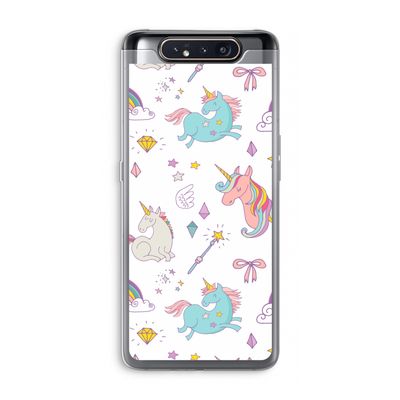 Fantasiewereld: Samsung Galaxy A80 Transparant Hoesje