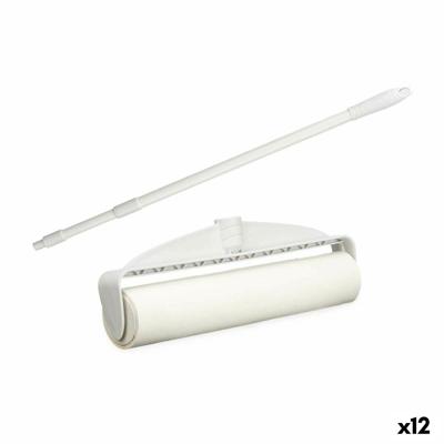 Kledingroller Wit 25 x 70 x 6,5 cm Telescopisch (12 Stuks)