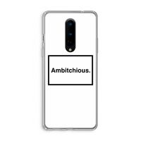 Ambitchious: OnePlus 8 Transparant Hoesje