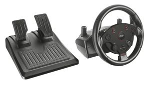 Trust GXT 288 Stuurwiel + pedalen PC,Playstation 3 Zwart