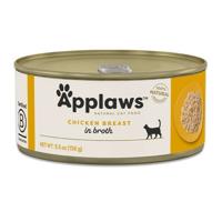 APPLAWS Chicken breast in broth - nat kattenvoer - 156g