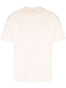 JW Anderson t-shirt à logo embossé - Tons neutres