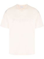 JW Anderson t-shirt à logo embossé - Tons neutres