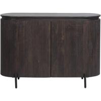 Leen Bakker - Dressoir Vito - Donker - 81x115x43 Cm - Mangohout - Bruin