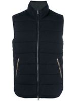 N.Peal The Mall quilted gilet - Bleu N.Peal The Mall quilted gilet - Bleu