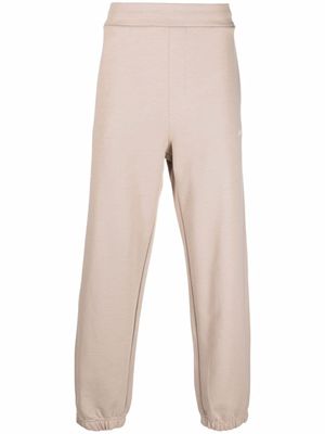 MSGM pantalon de jogging à logo imprimé - Tons neutres