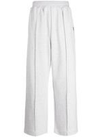 izzue mélange-effect wide-leg track pants - Gris - thumbnail