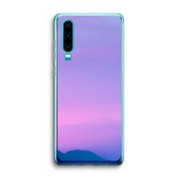 Sunset pastel: Huawei P30 Transparant Hoesje