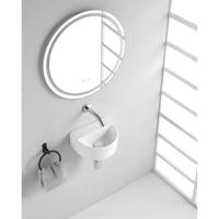 Wiesbaden Lara - Fontein Zonder Kraangat - 30x25x12cm - Keramiek Glans Wit