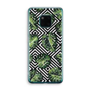 Geometrische jungle: Huawei Mate 20 Pro Transparant Hoesje