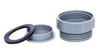 Kirchhoff ECO-SAVE Kunststof stekker, grijs, 1 1/2"ET, voor aansluiting van hevelapparaat - 98837959