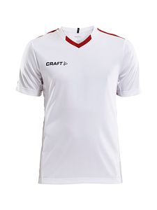 Craft 1905583 Progress Contrast Jersey JR - White/Bright Red - 134/140