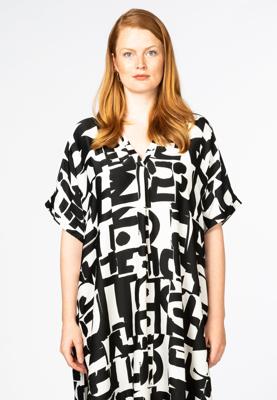 Yoek Tuniek-jurk BODIL | Wit | Maat 42/44
