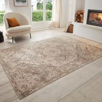 Vloerkleed Vintage Sand - Beige 280x200cm - Polypropyleen - Dekbed-Discounter.nl