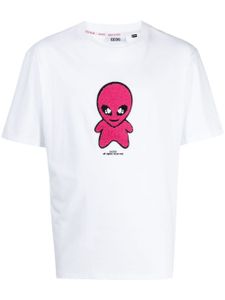 GCDS t-shirt Wirdo en coton - Blanc