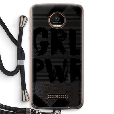 Girl Power #2: Motorola Moto Z Force Transparant Hoesje met koord