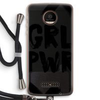 Girl Power #2: Motorola Moto Z Force Transparant Hoesje met koord