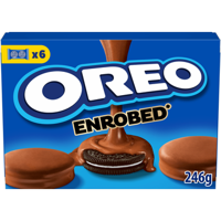 Oreo Enrobed Koekjes met melkchocoladesmaak 246g bij Jumbo