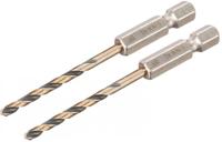 DeWalt Accessoires dt20602-qz | metaalboor | 3 mm | impact black & gold | hex | 2 stuks - dt20602-qz