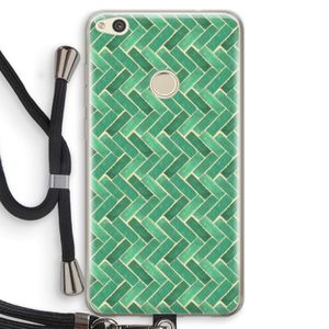 Moroccan tiles 2: Huawei Ascend P8 Lite (2017) Transparant Hoesje met koord
