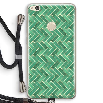 Moroccan tiles 2: Huawei Ascend P8 Lite (2017) Transparant Hoesje met koord