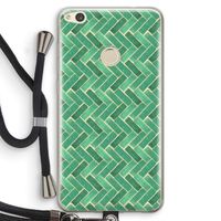 Moroccan tiles 2: Huawei Ascend P8 Lite (2017) Transparant Hoesje met koord